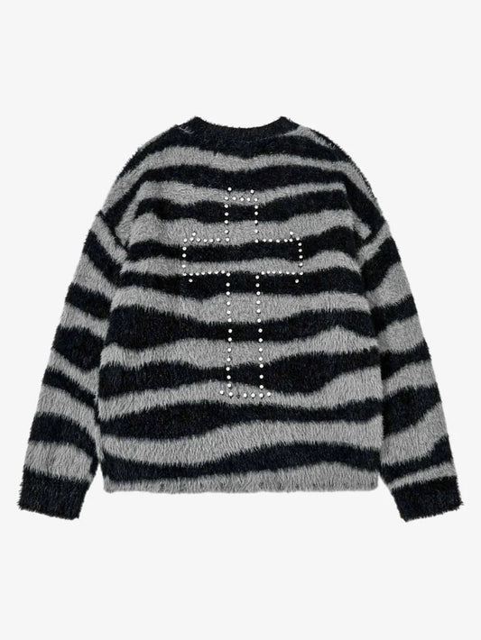 Nico-Jersey Oversize de Rayas Retro