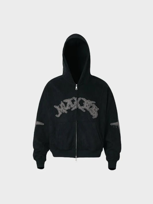 Jhayco - Chaqueta hoodie con cierre